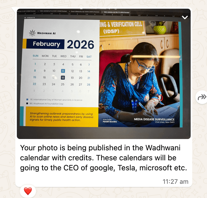 Wadhwani AI 2026 calendar