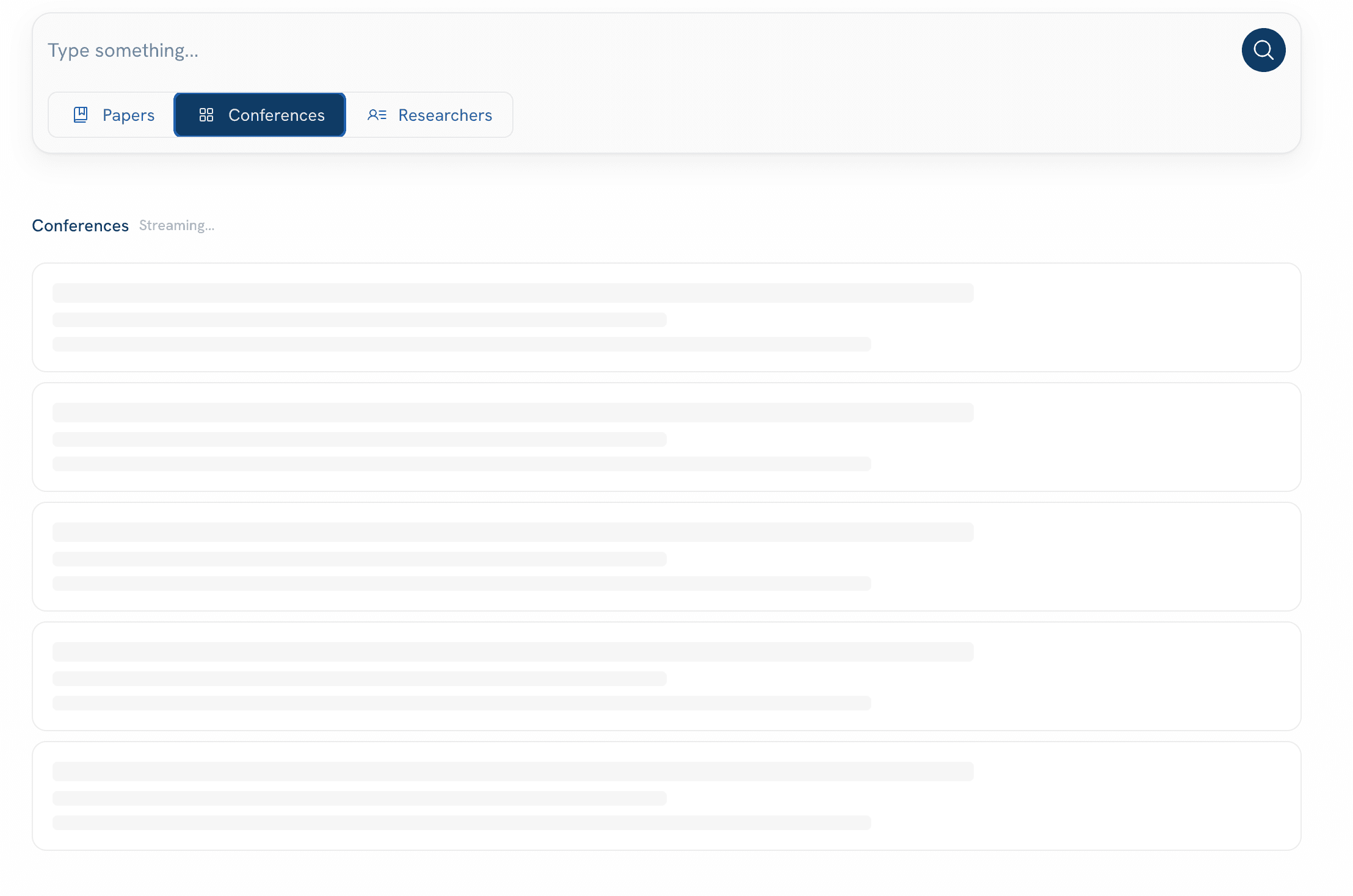 ResXiv search interface after redesign