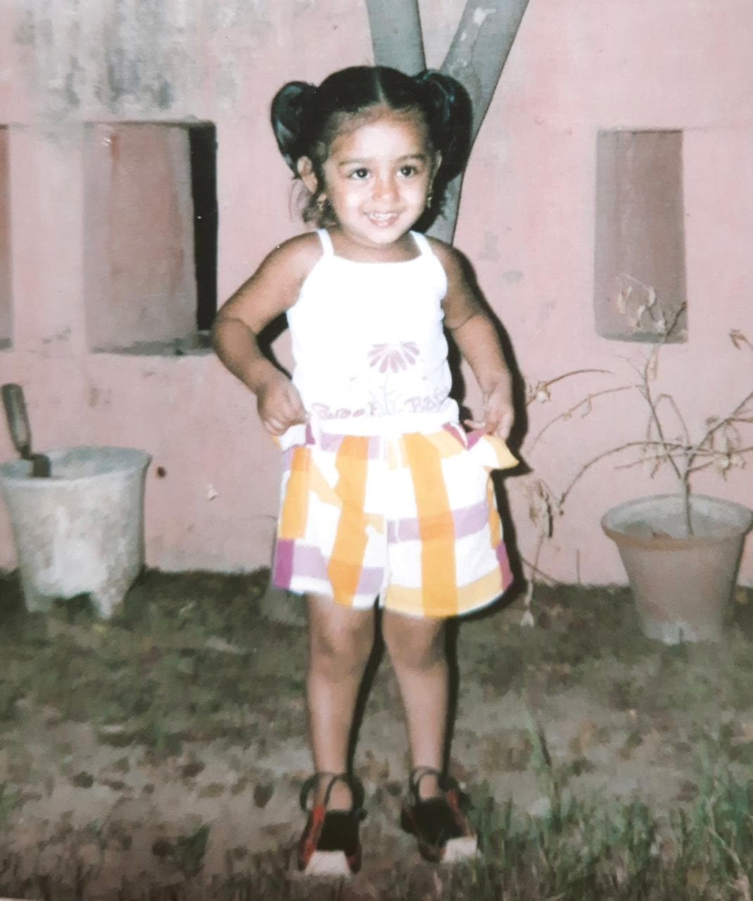 Paridhi as a child