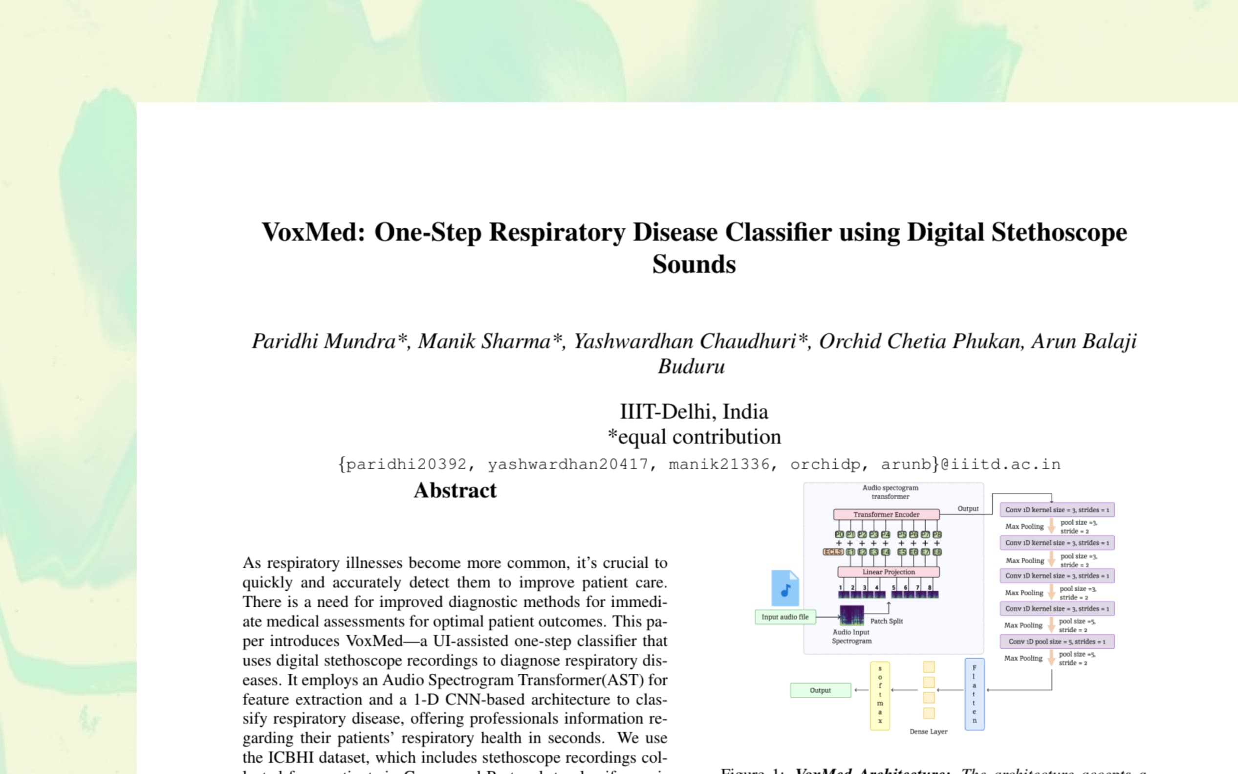 VoxMed research preview